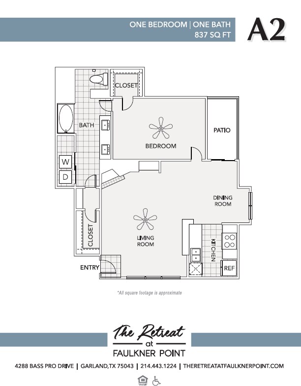 1 Bed/1 Bath Platinum 4288-103 floor plan
